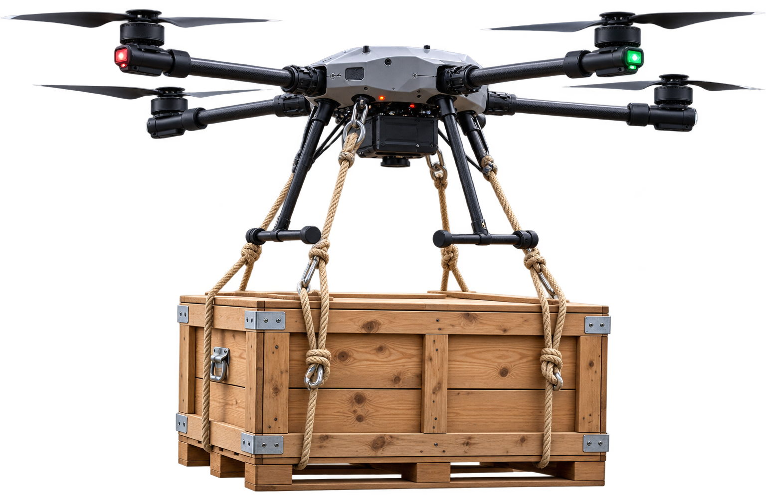 TitanWing-50 lifting a cargo crate